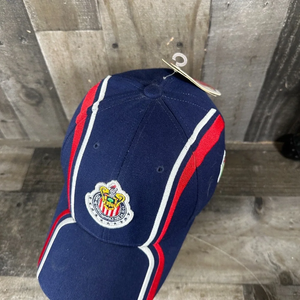 NWT Futbol Chivas De Guadalajara FMF Official Hat Rhinox Adjustable Blue Soccer